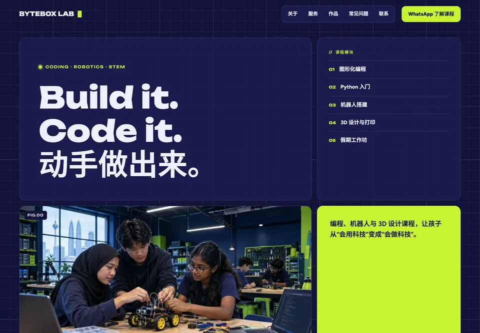 EDU-03 未来实验室 模板示范截图（示范内容）